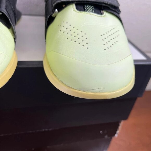 Reebok Legacy Lifter BS9665 Black Neon Volt Green Training Sneaker Shoes Mens 12 - Picture 10 of 12